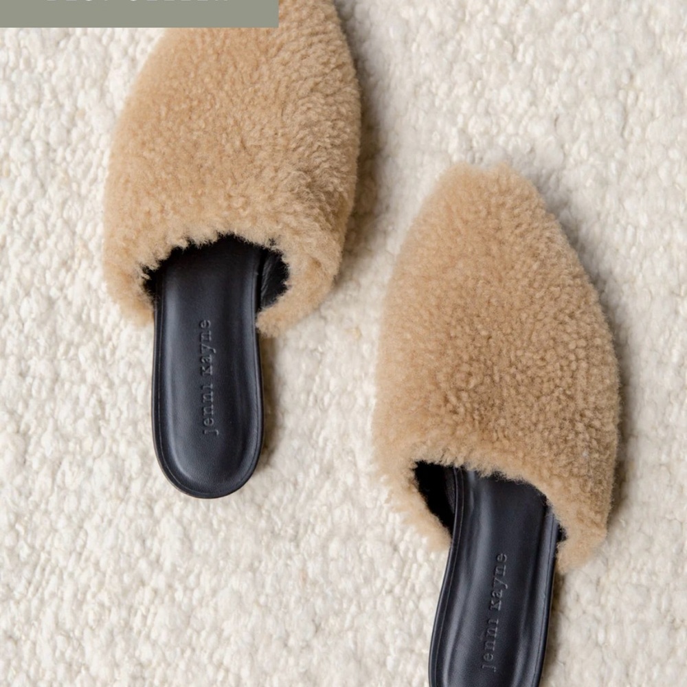 JENNI KAYNE Shearling Mule 39 NEW